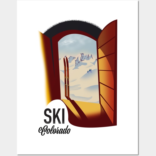 Ski Colorado Wall Art by nickemporium1